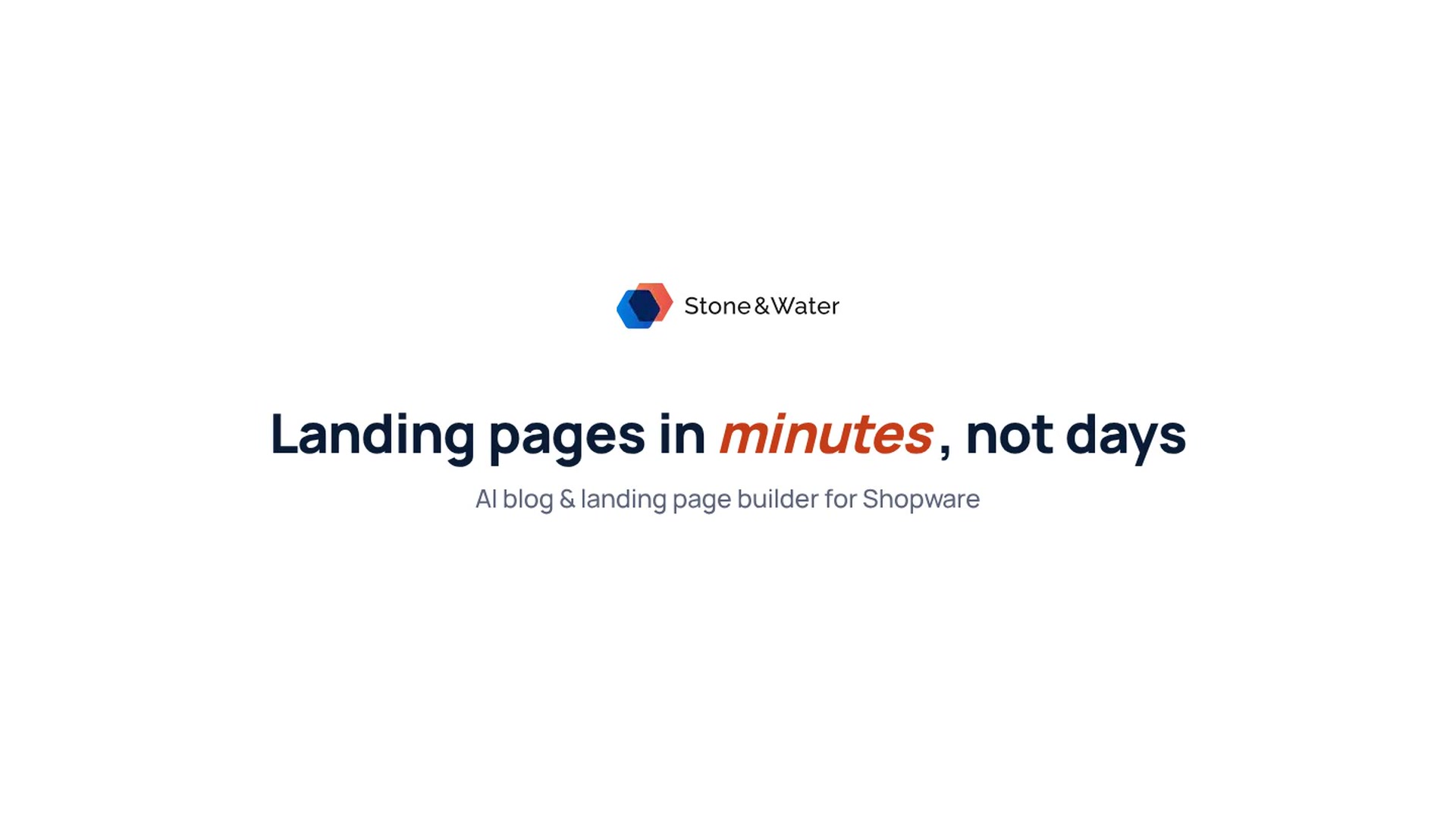 AI blog & landing page builder - the video