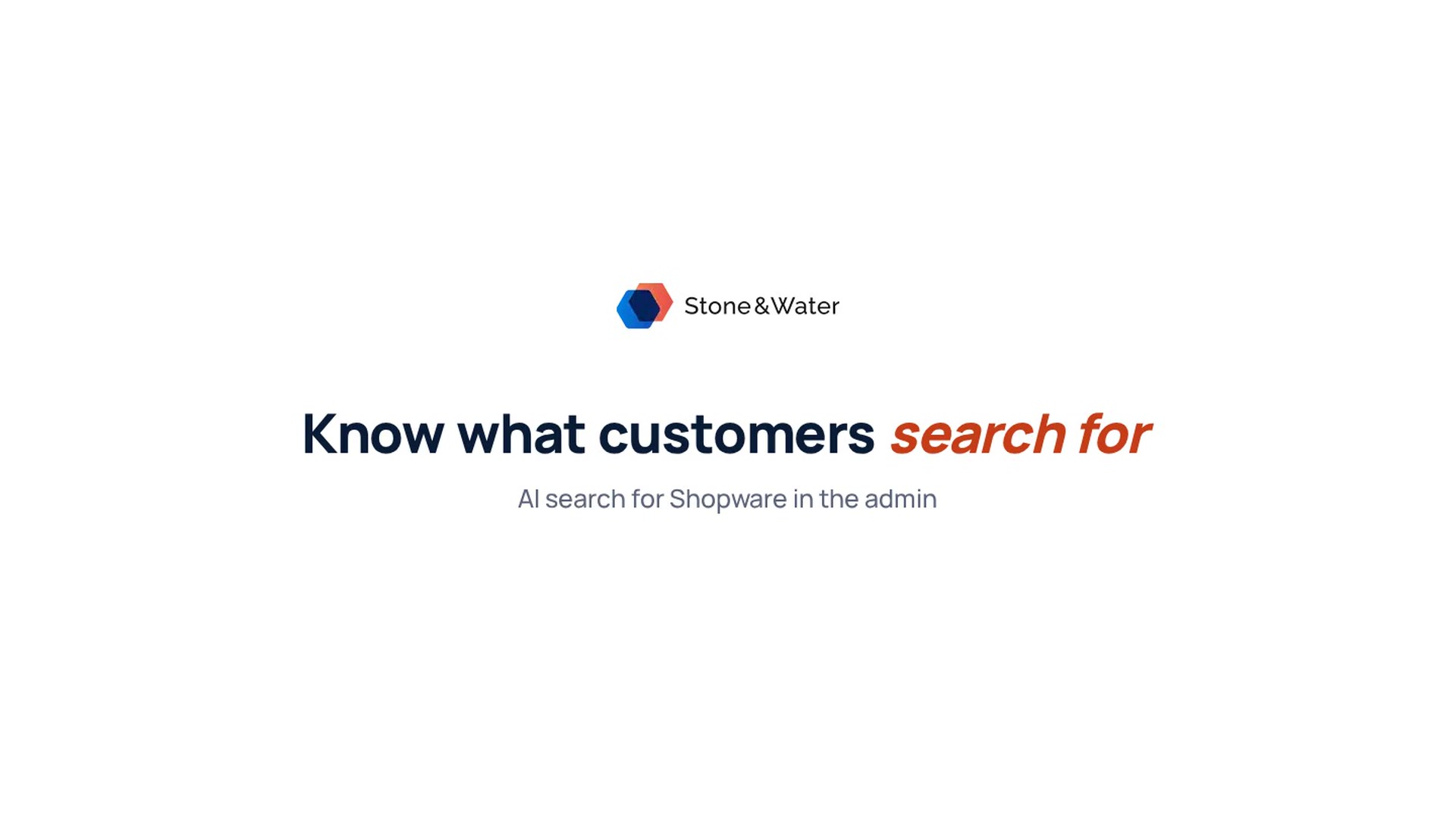 AI search in the admin - AI Product Search video