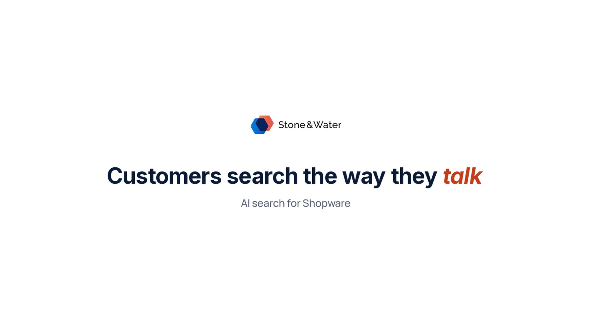 AI search in the shop - AI Product Search video
