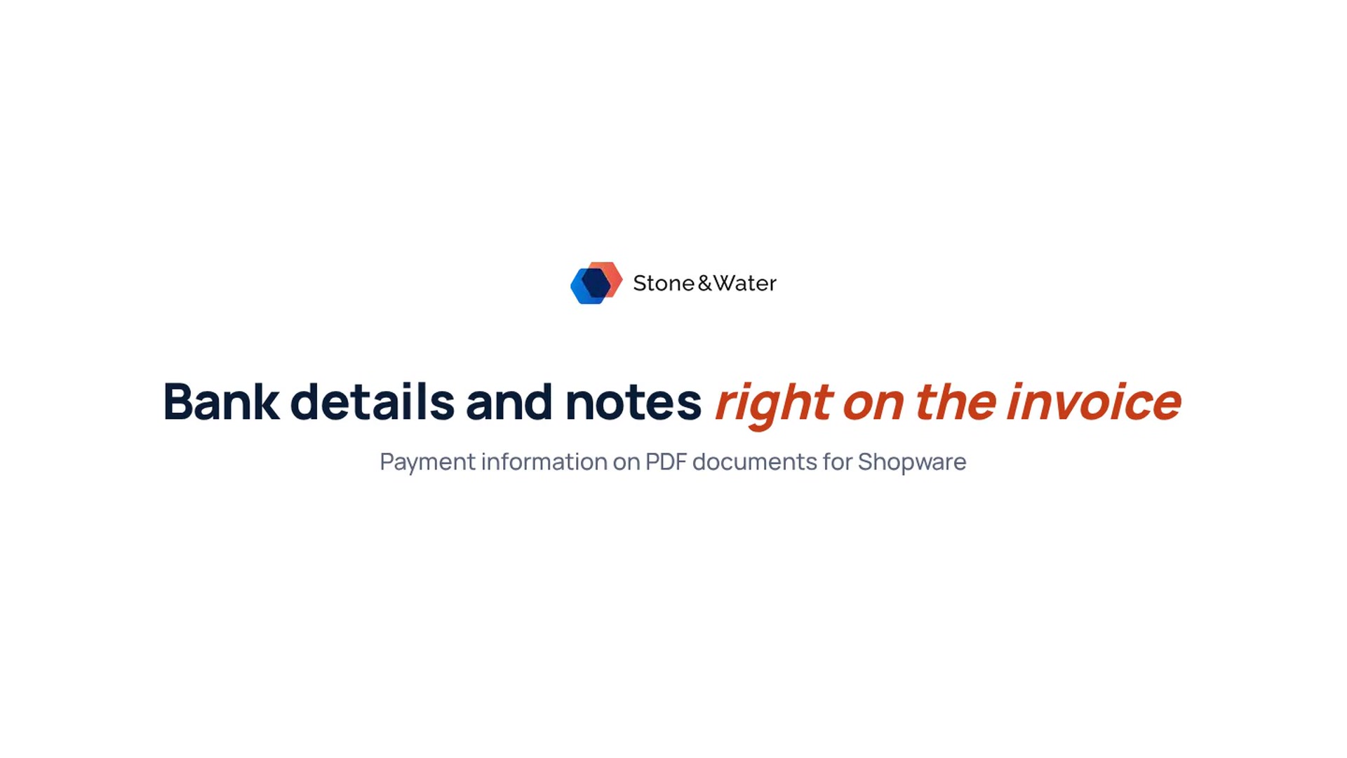 Payment information on PDF documents - the video