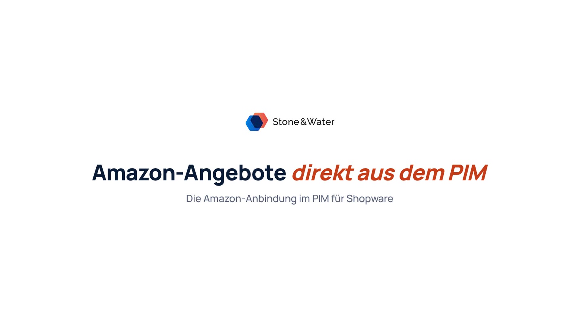 Video: Amazon-Anbindung im PIM für Shopware im Testmodus