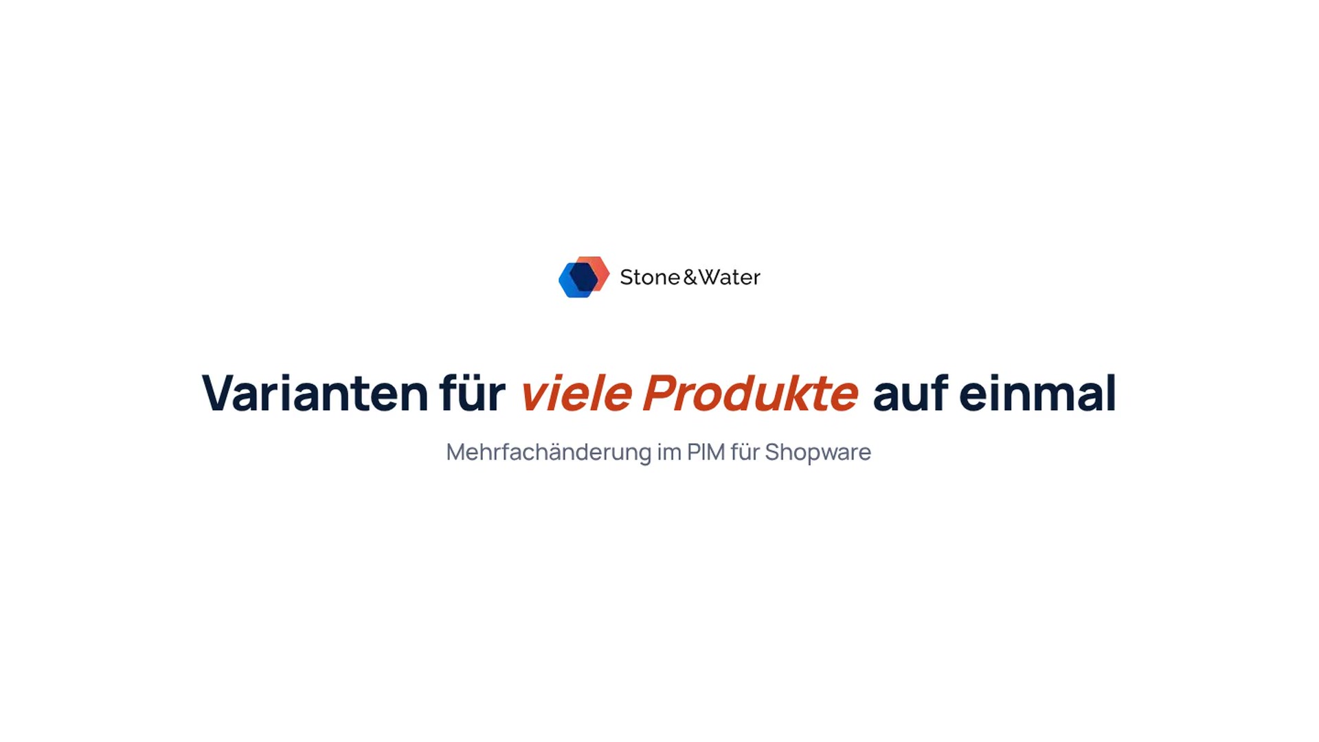 Vorschaubild: Varianten für viele Produkte