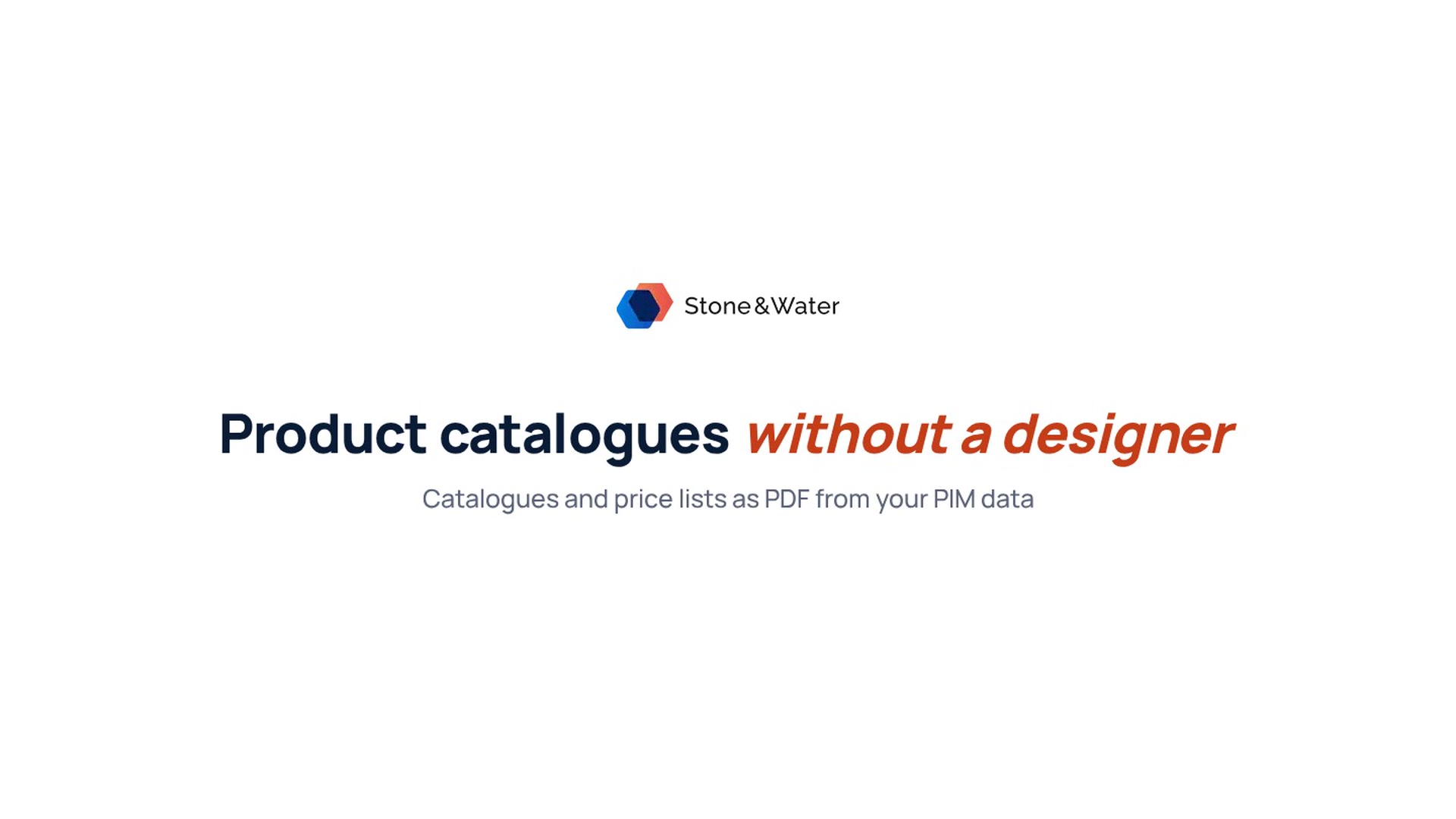 Catalogs for PIM - the video